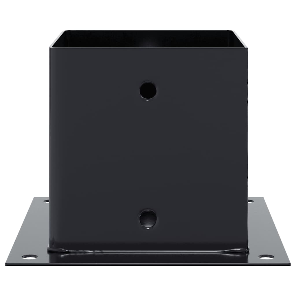 Paonderstellen Vierkant Gepoedercoat Staal 12 141 x 141 mm Antraciet