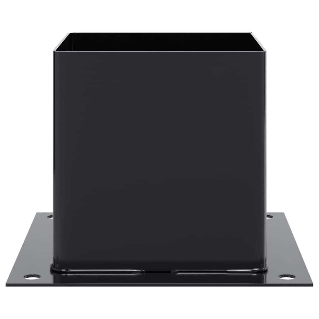 Paonderstellen Vierkant Gepoedercoat Staal 12 141 x 141 mm Antraciet