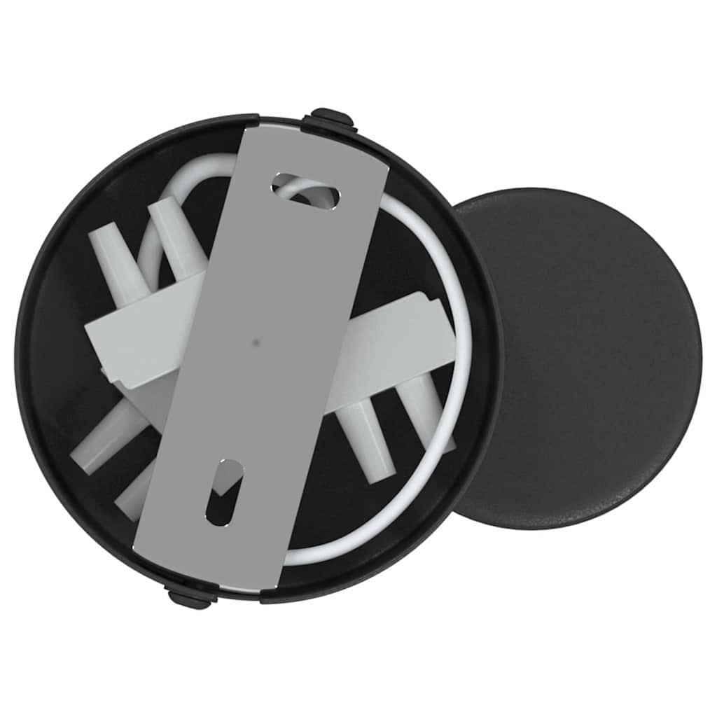 Plafondspot met schijnwerpers Zwart 6,5 x 6 x 11,5 cm Metaal
