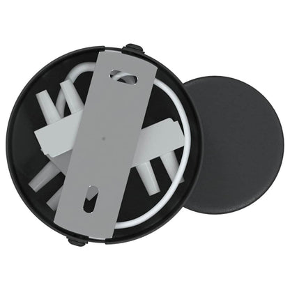 Plafondspot met schijnwerpers Zwart 6,5 x 6 x 11,5 cm Metaal