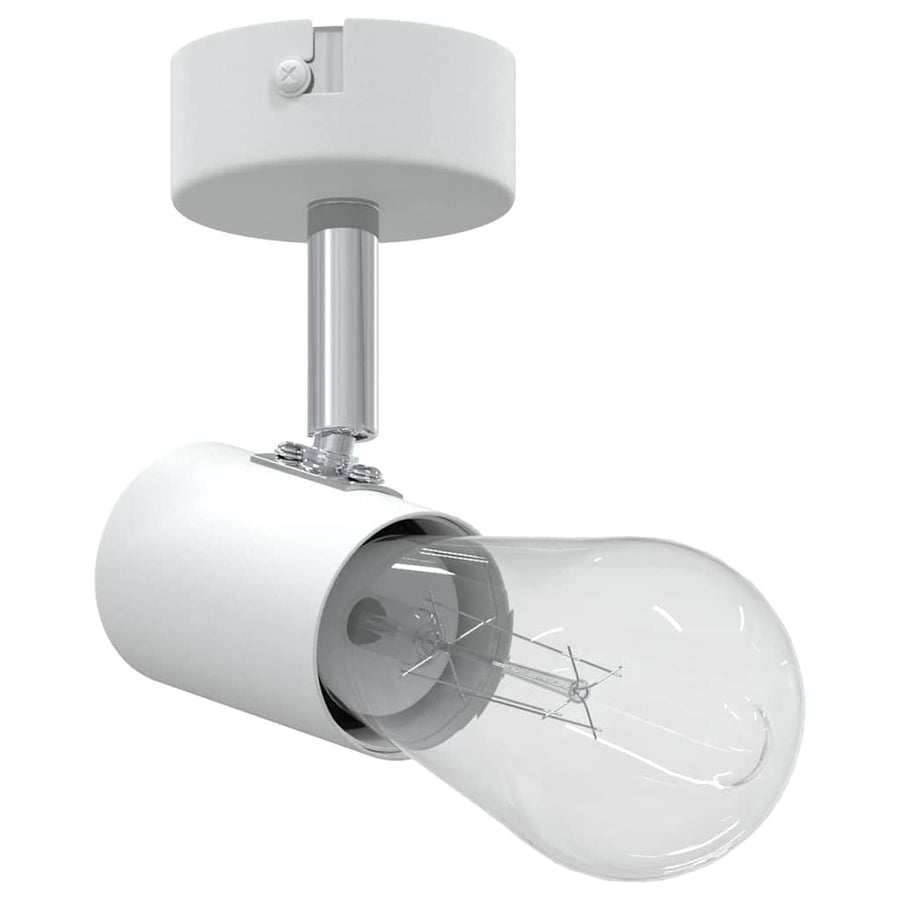 Plafondspot met schijnwerpers Wit 6,5 x 6 x 11,5 cm Metaal
