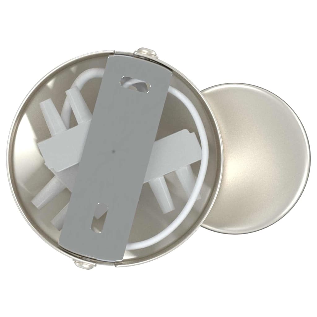 Plafondspot met schijnwerpers Nikkel 6,5 x 6 x 11,5 cm Metaal