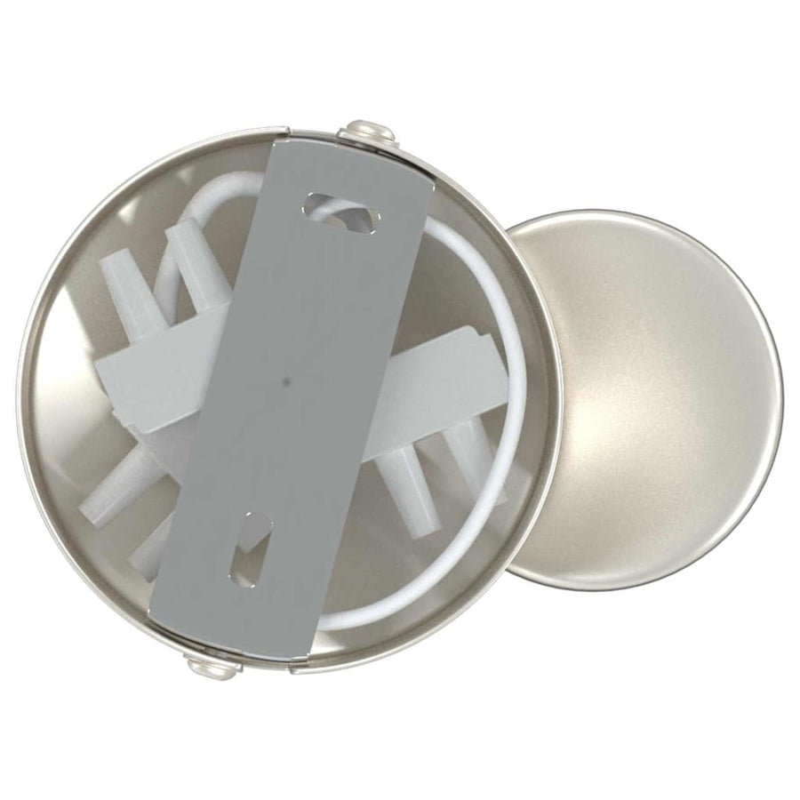 Plafondspot met schijnwerpers Nikkel 6,5 x 6 x 11,5 cm Metaal