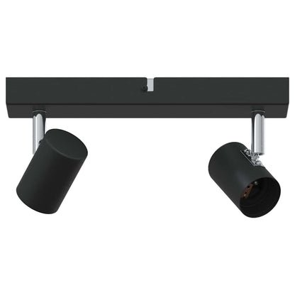 Plafondspot met schijnwerpers Zwart 26 x 6,5 x 11,5 cm Metaal