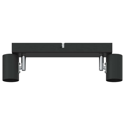Plafondspot met schijnwerpers Zwart 26 x 6,5 x 11,5 cm Metaal