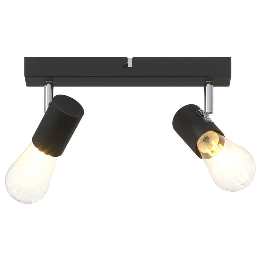 Plafondspot met schijnwerpers Zwart 26 x 6,5 x 11,5 cm Metaal