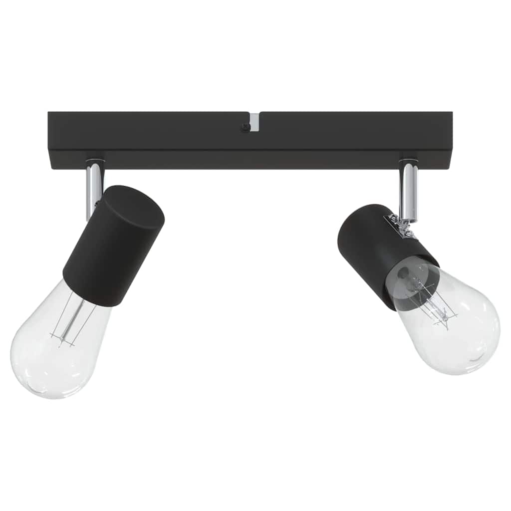 Plafondspot met schijnwerpers Zwart 26 x 6,5 x 11,5 cm Metaal
