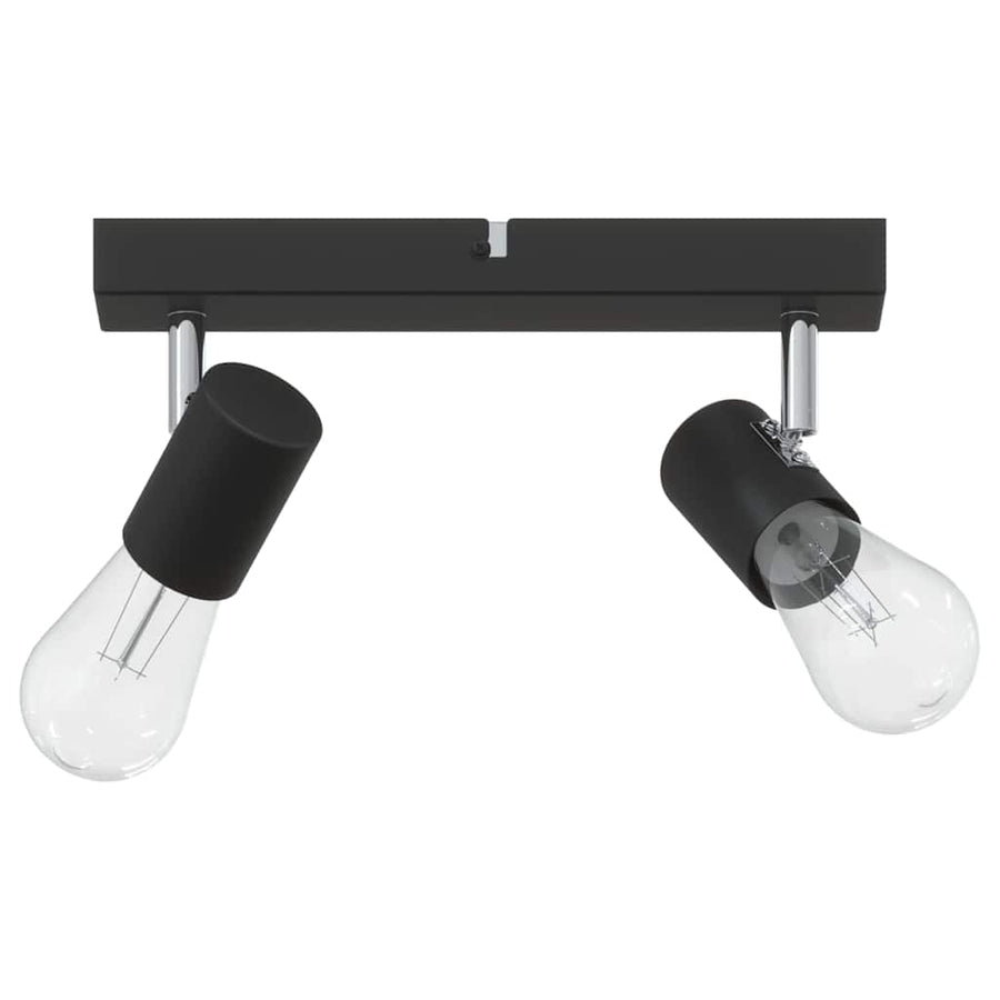 Plafondspot met schijnwerpers Zwart 26 x 6,5 x 11,5 cm Metaal