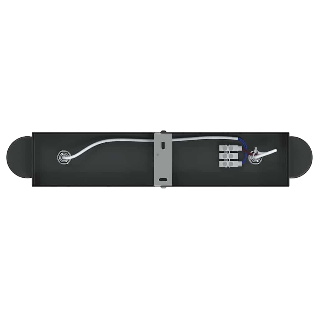 Plafondspot met schijnwerpers Zwart 26 x 6,5 x 11,5 cm Metaal