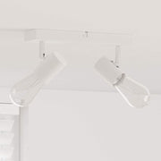Plafondspot metaal wit 26x6.5x11.5 cm