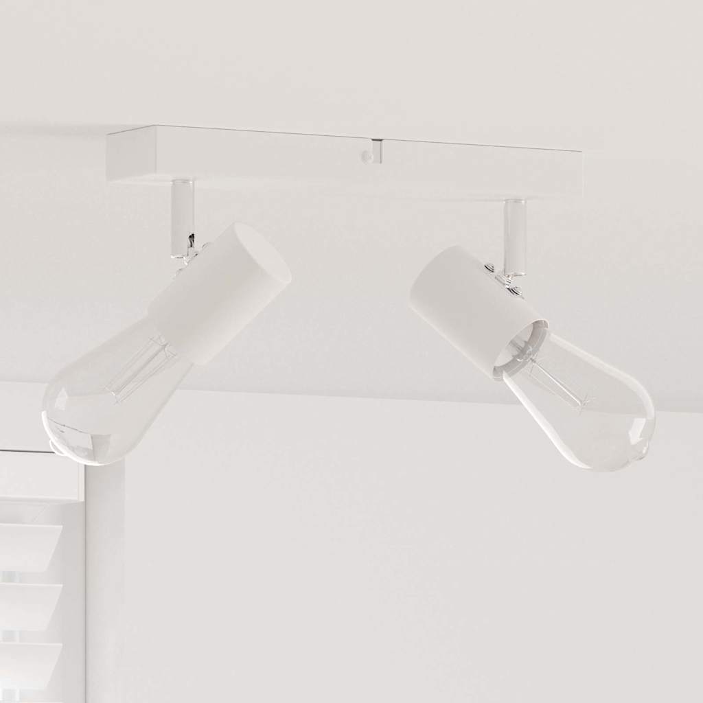 Plafondspot met schijnwerpers Wit 26 x 6,5 x 11,5 cm Metaal