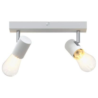 Plafondspot met schijnwerpers Wit 26 x 6,5 x 11,5 cm Metaal