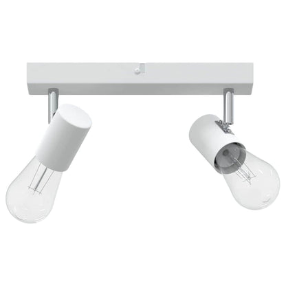 Plafondspot met schijnwerpers Wit 26 x 6,5 x 11,5 cm Metaal