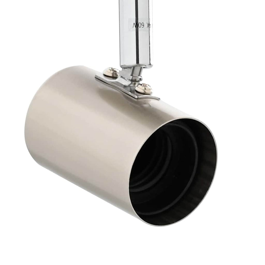 Plafondspot met schijnwerpers Nikkel 26 x 6,5 x 11,5 cm Metaal