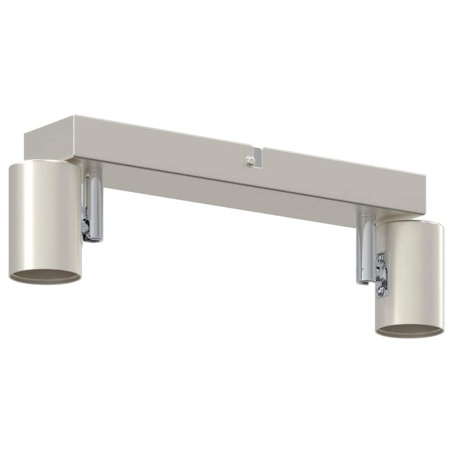 Plafondspot met schijnwerpers Nikkel 26 x 6,5 x 11,5 cm Metaal