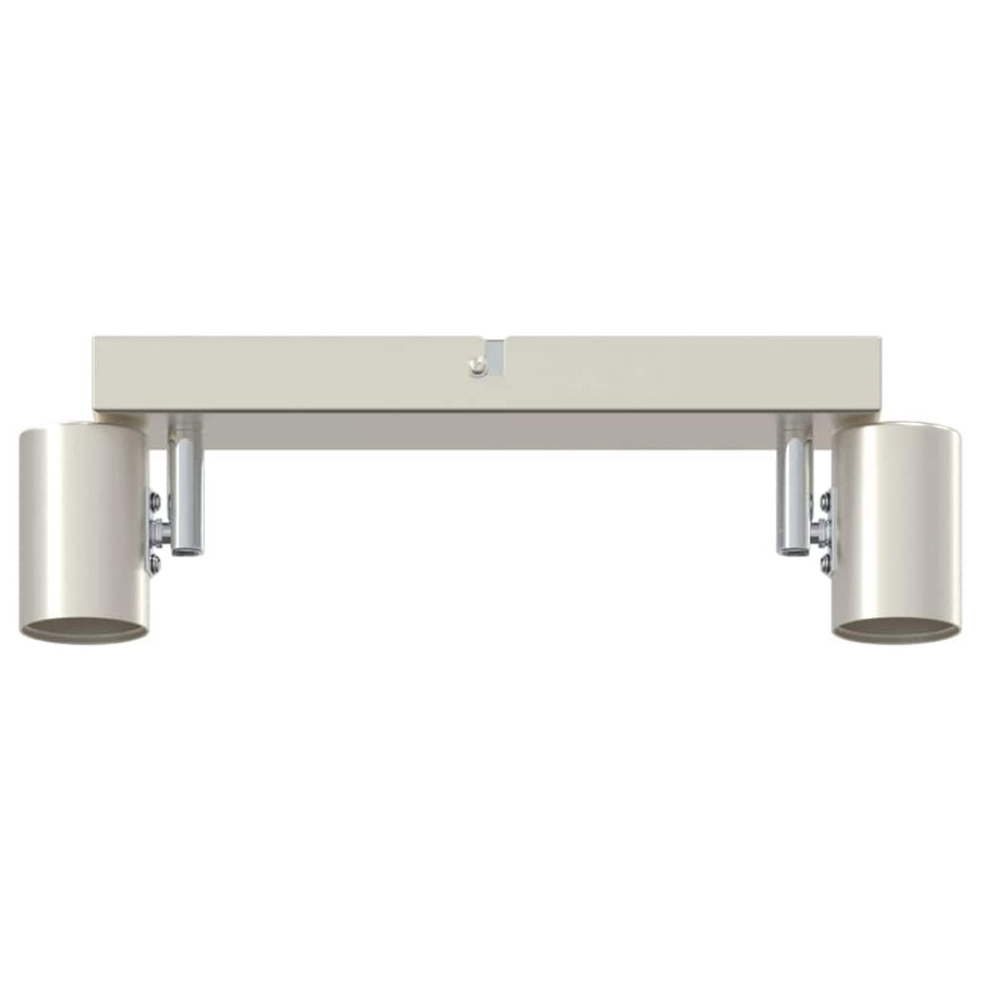 Plafondspot met schijnwerpers Nikkel 26 x 6,5 x 11,5 cm Metaal