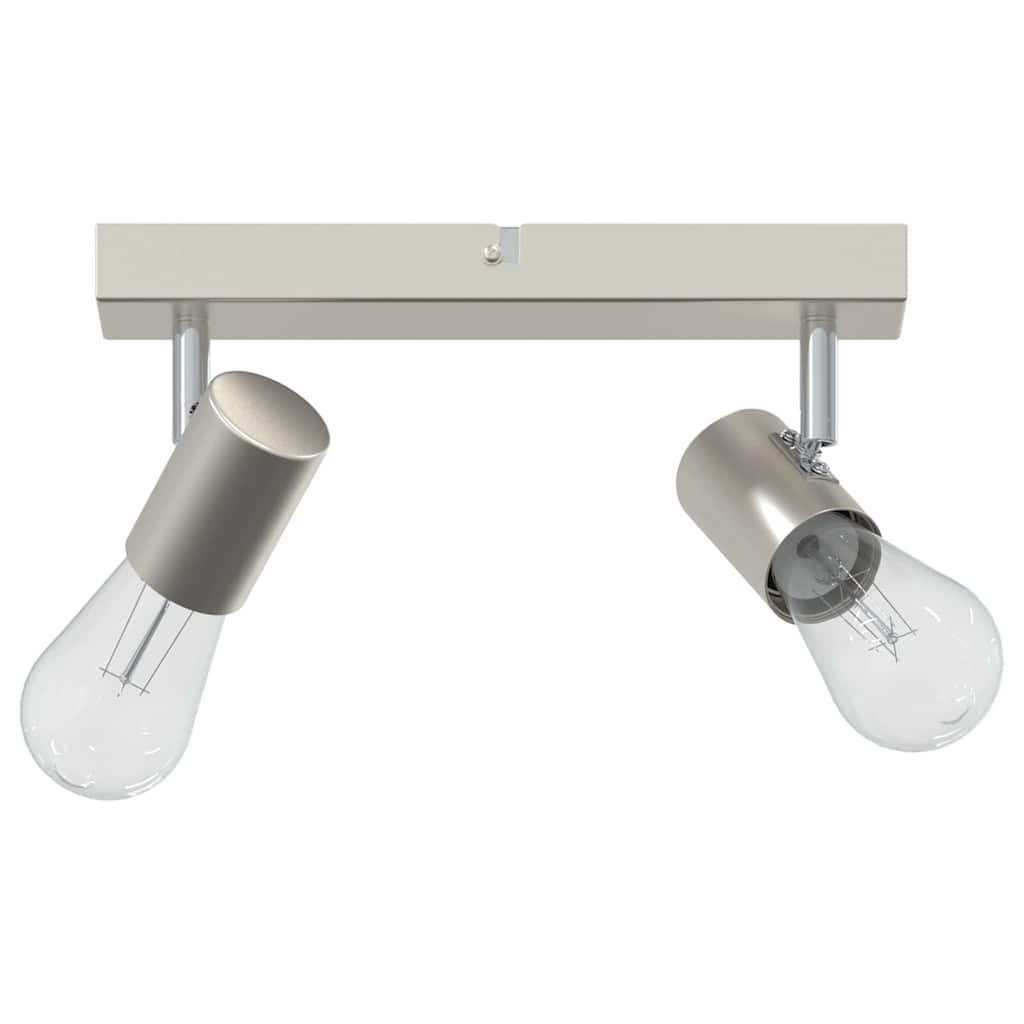 Plafondspot met schijnwerpers Nikkel 26 x 6,5 x 11,5 cm Metaal