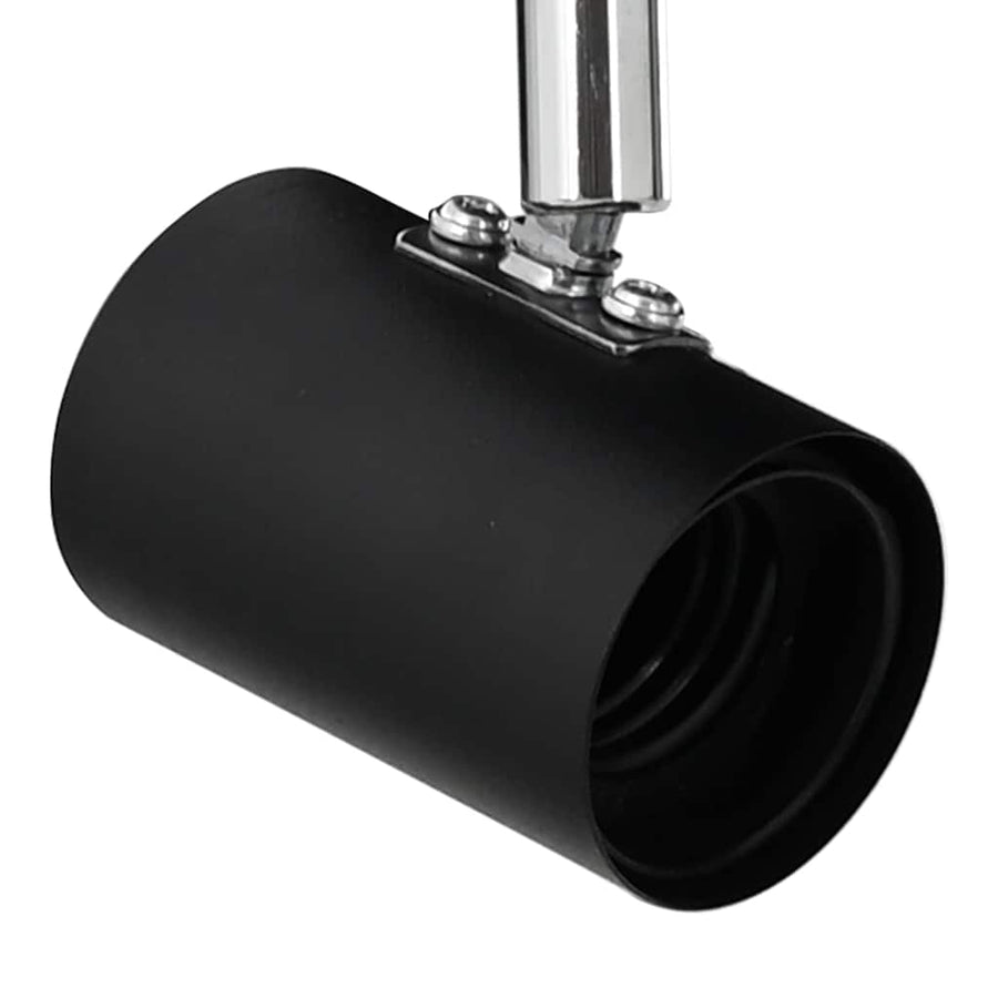 Plafondspot met schijnwerpers Zwart 38 x 6,5 x 11,5 cm Metaal