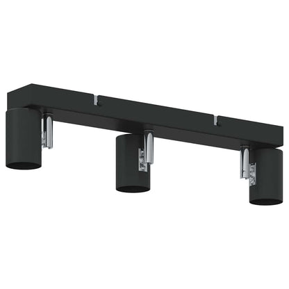 Plafondspot met schijnwerpers Zwart 38 x 6,5 x 11,5 cm Metaal
