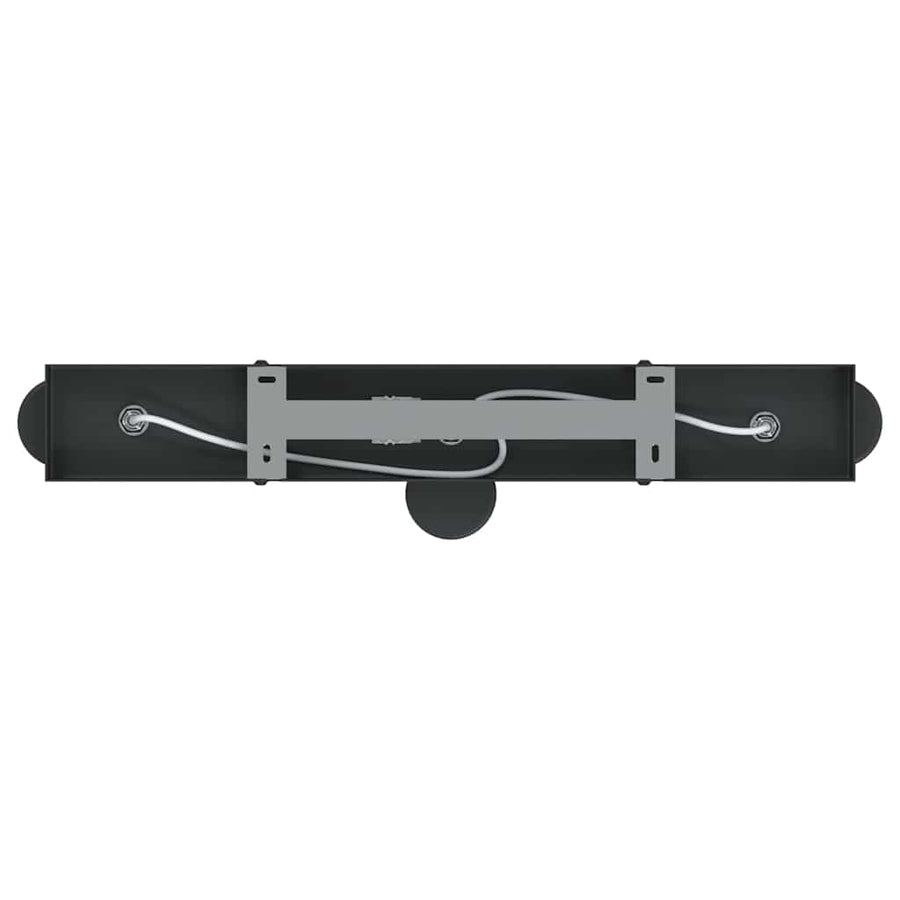 Plafondspot met schijnwerpers Zwart 38 x 6,5 x 11,5 cm Metaal