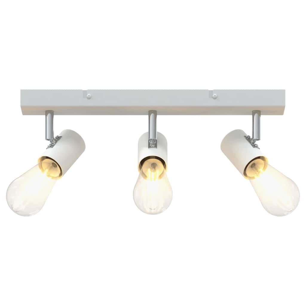 Plafondspot met schijnwerpers Wit 38 x 6,5 x 11,5 cm Metaal