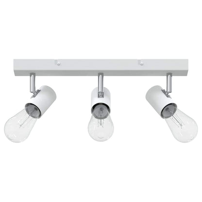 Plafondspot met schijnwerpers Wit 38 x 6,5 x 11,5 cm Metaal