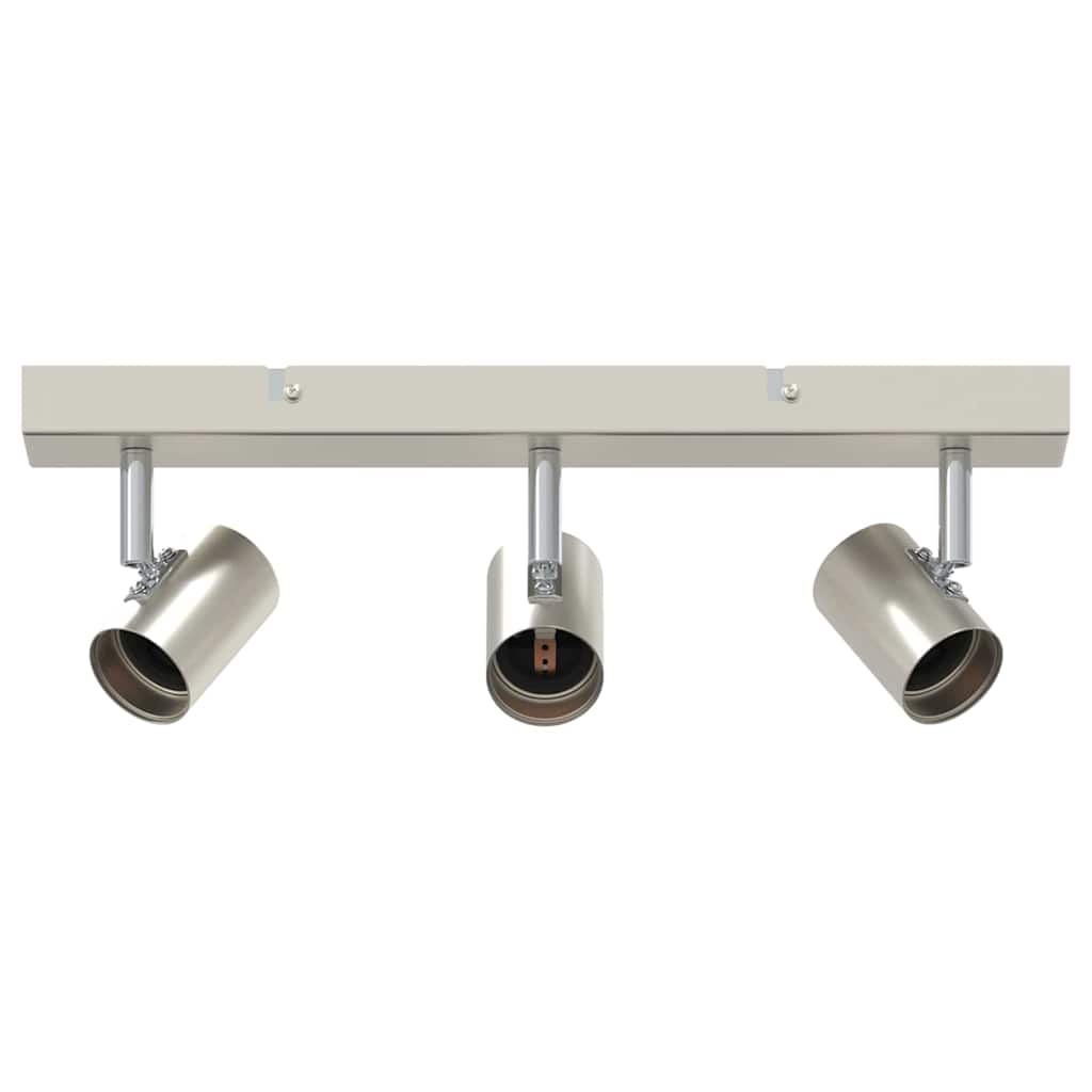 Plafondspot met schijnwerpers Nikkel 38 x 6,5 x 11,5 cm Metaal