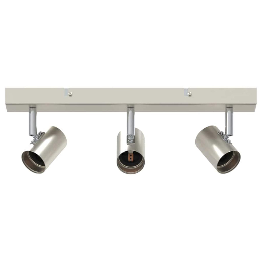 Plafondspot met schijnwerpers Nikkel 38 x 6,5 x 11,5 cm Metaal