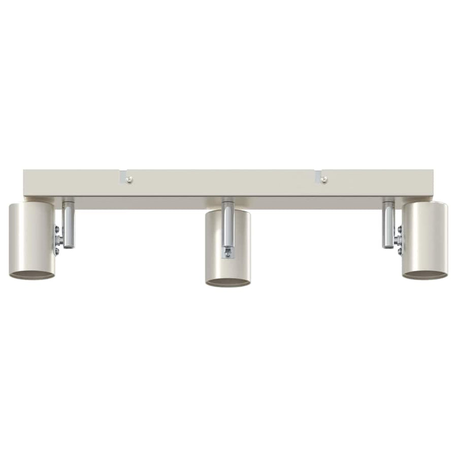 Plafondspot met schijnwerpers Nikkel 38 x 6,5 x 11,5 cm Metaal