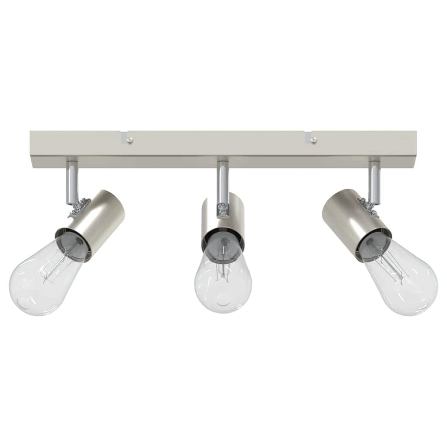 Plafondspot met schijnwerpers Nikkel 38 x 6,5 x 11,5 cm Metaal