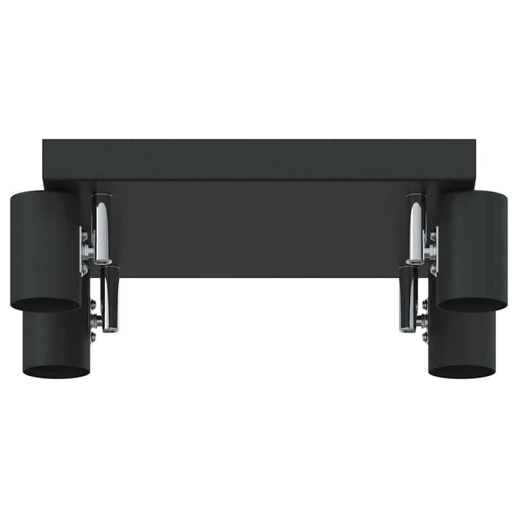 Plafondspot met schijnwerpers Zwart 26,5 x 26 x 11,5 cm Metaal