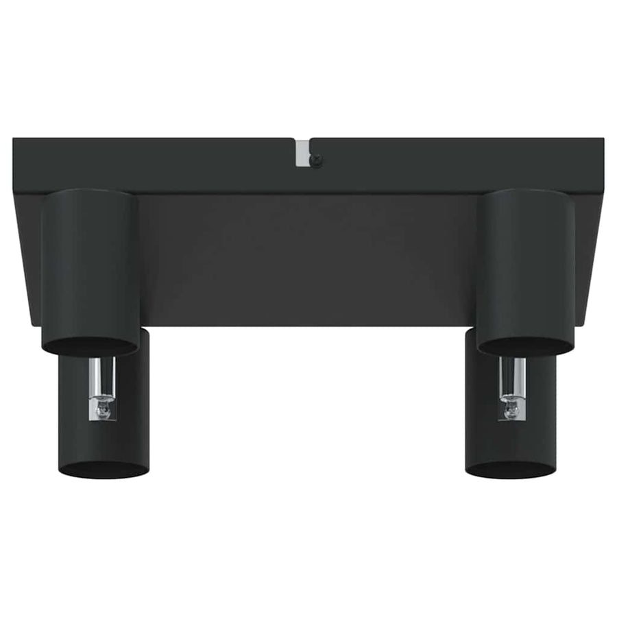 Plafondspot met schijnwerpers Zwart 26,5 x 26 x 11,5 cm Metaal