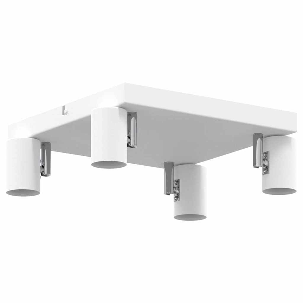 Plafondspot met schijnwerpers Wit 26,5 x 26 x 11,5 cm Metaal