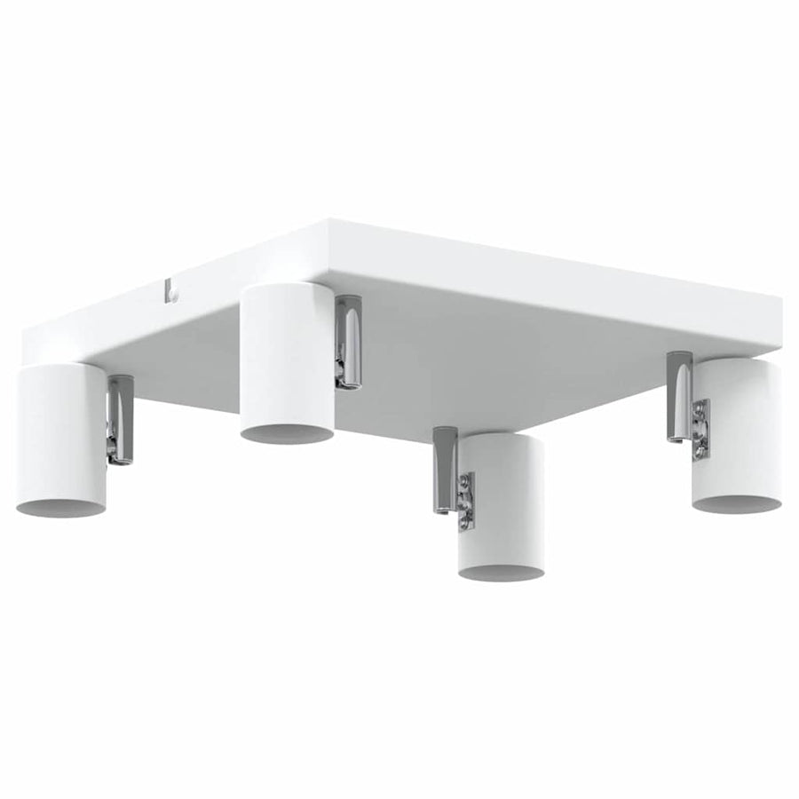 Plafondspot met schijnwerpers Wit 26,5 x 26 x 11,5 cm Metaal