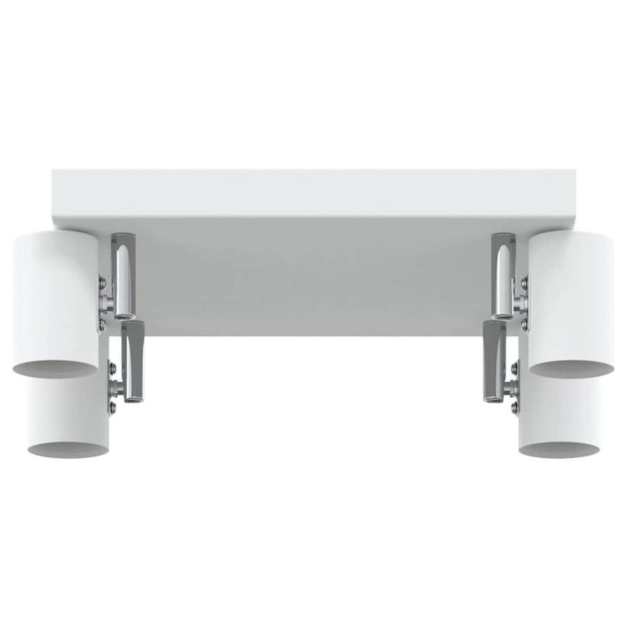 Plafondspot met schijnwerpers Wit 26,5 x 26 x 11,5 cm Metaal