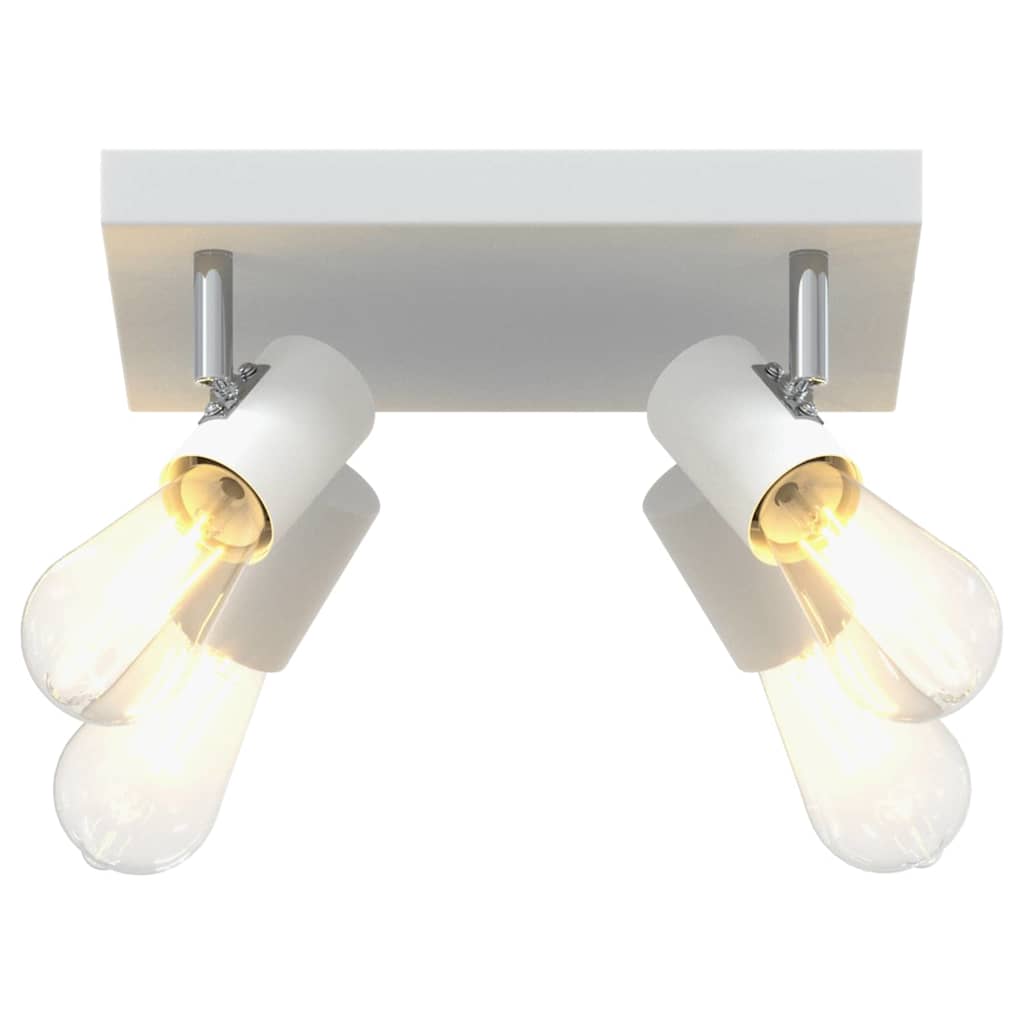 Plafondspot met schijnwerpers Wit 26,5 x 26 x 11,5 cm Metaal
