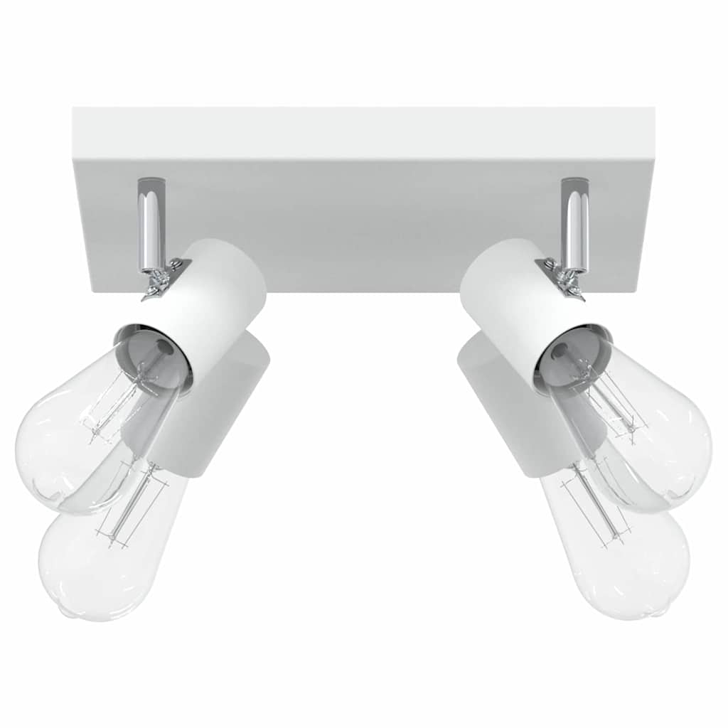 Plafondspot met schijnwerpers Wit 26,5 x 26 x 11,5 cm Metaal