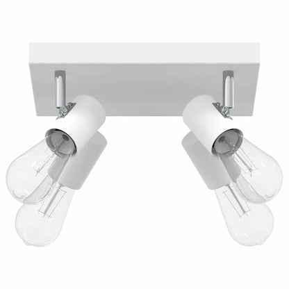 Plafondspot met schijnwerpers Wit 26,5 x 26 x 11,5 cm Metaal
