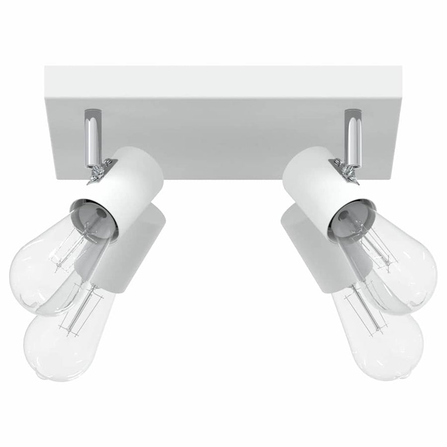 Plafondspot met schijnwerpers Wit 26,5 x 26 x 11,5 cm Metaal