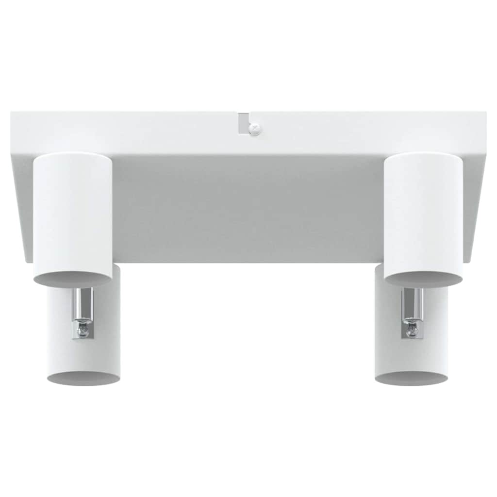 Plafondspot met schijnwerpers Wit 26,5 x 26 x 11,5 cm Metaal