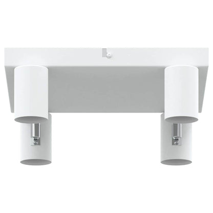 Plafondspot met schijnwerpers Wit 26,5 x 26 x 11,5 cm Metaal