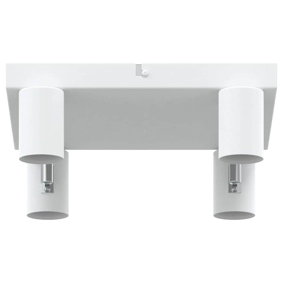 Plafondspot met schijnwerpers Wit 26,5 x 26 x 11,5 cm Metaal