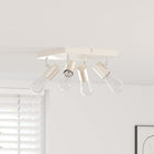 Ceiling spotlight with spotlights Nickel 26.5 x 26 x 11.5 cm Metal