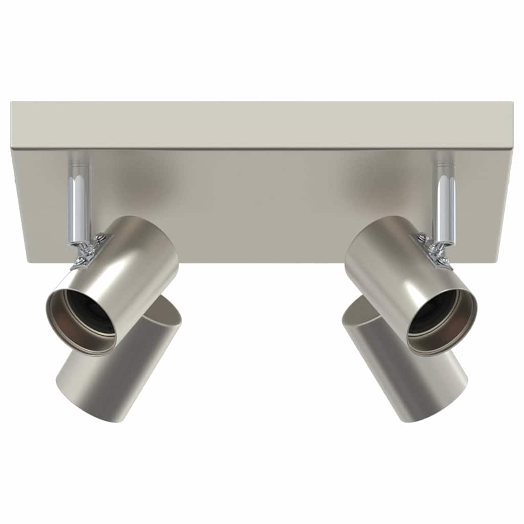 Plafondspot met schijnwerpers Nikkel 26,5 x 26 x 11,5 cm Metaal