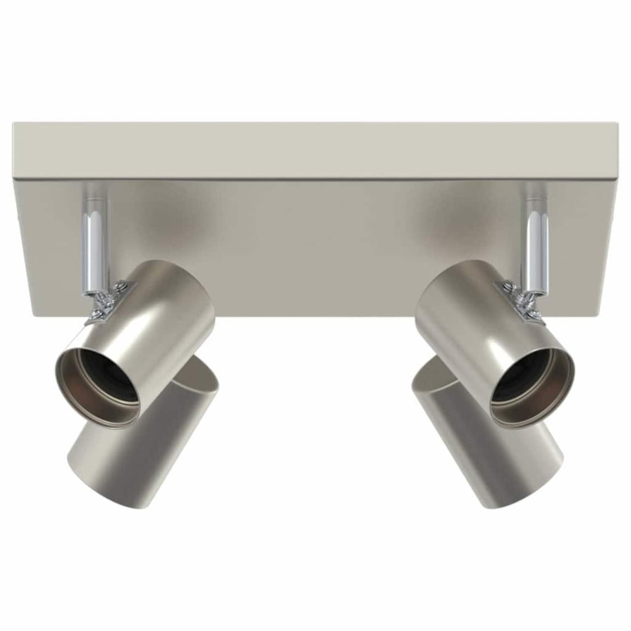 Plafondspot met schijnwerpers Nikkel 26,5 x 26 x 11,5 cm Metaal