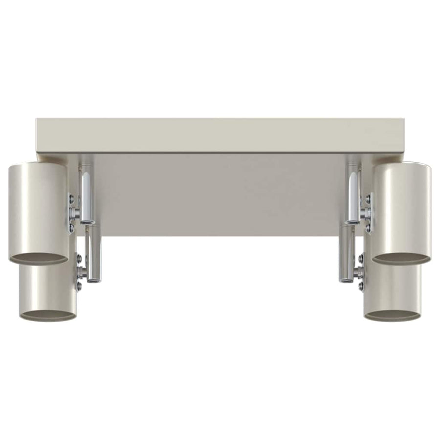 Plafondspot met schijnwerpers Nikkel 26,5 x 26 x 11,5 cm Metaal