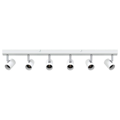 Plafondspot met schijnwerpers Wit 73 x 6,5 x 11,5 cm Metaal