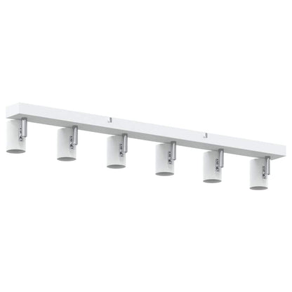 Plafondspot met schijnwerpers Wit 73 x 6,5 x 11,5 cm Metaal
