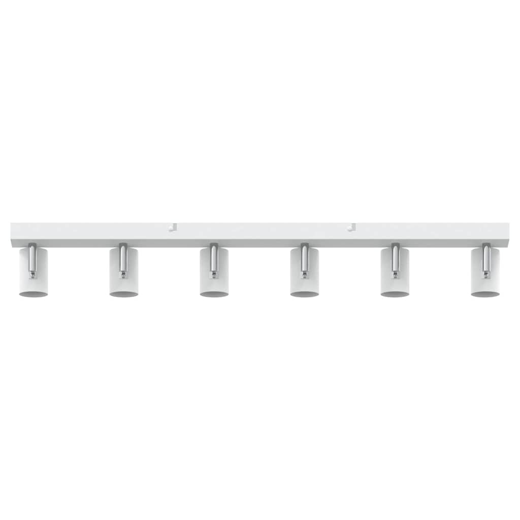 Plafondspot met schijnwerpers Wit 73 x 6,5 x 11,5 cm Metaal