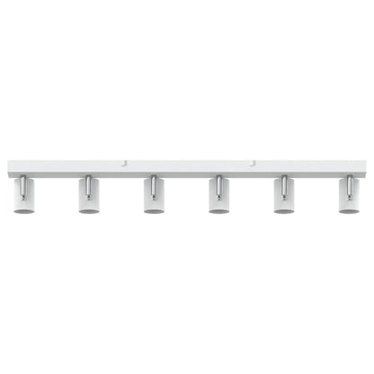 Plafondspot met schijnwerpers Wit 73 x 6,5 x 11,5 cm Metaal